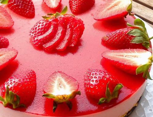 TARTA DE FRESAS SIN AZÚCAR