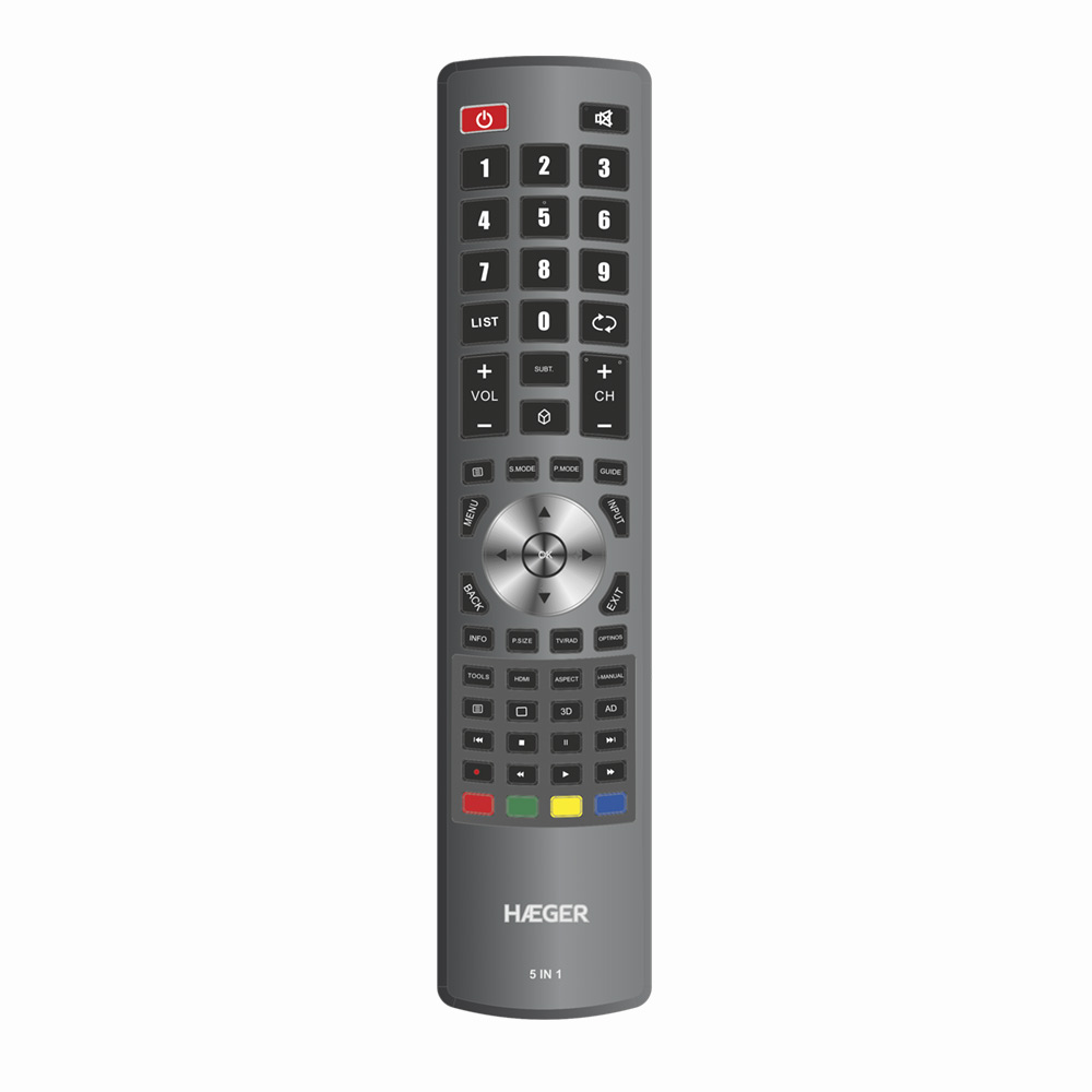 MANDO TV UNIVERSAL 5 EN 1 DVTECH