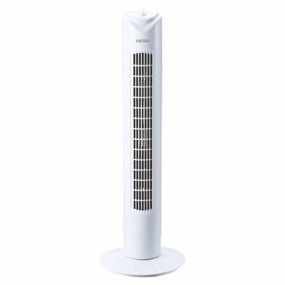Pantalla LED Oscilación Ajustable a 60° Ventilador de Torre con Mando a Distancia 45W Temporizador Brandson Oscillating Tower Fan 3 Modos de Funcionamiento 3 Niveles de Temperatura 