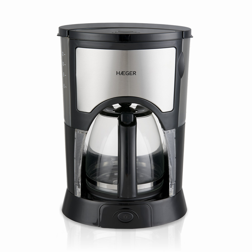 HÆGER KOPI - Cafetera eléctrica 800W, adecuado para 12 Tazas