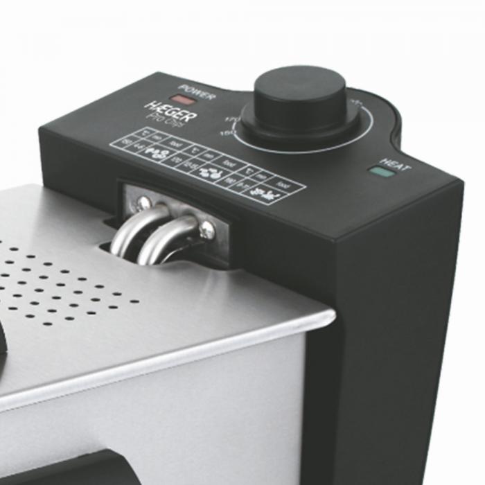 Electric Deep Fryer HAEGER Chips & Go - 3L Enamel Bowl - Image 2