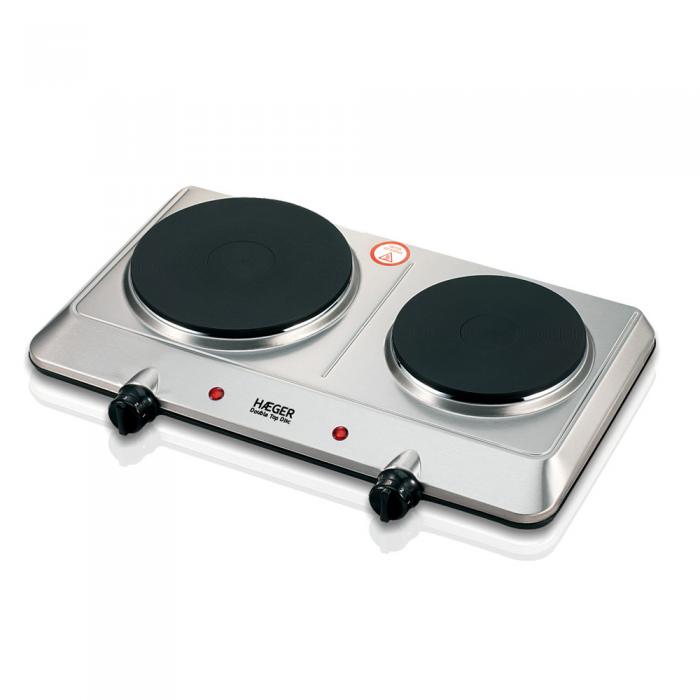 Placa elétrica HAEGER DOUBLE TOP DISC – 2250 W