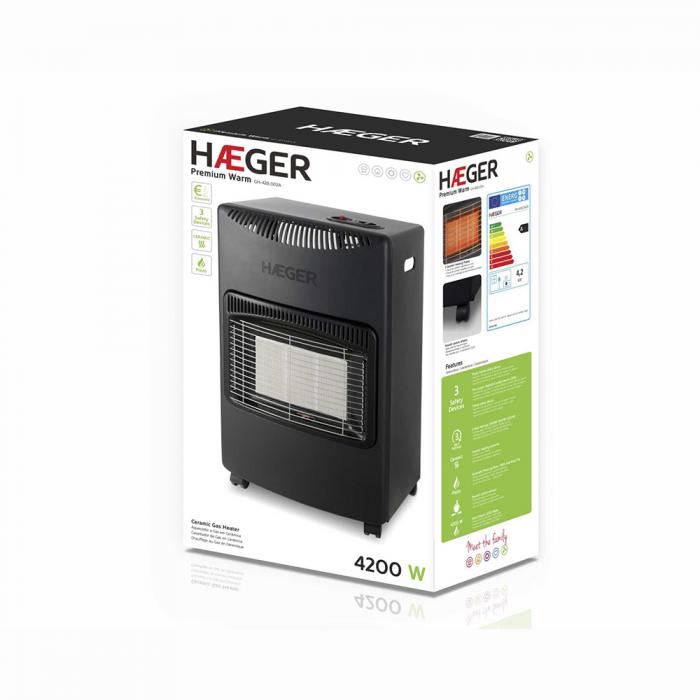 Estufa de gas Premium Warm (Negro) - Imagen 5
