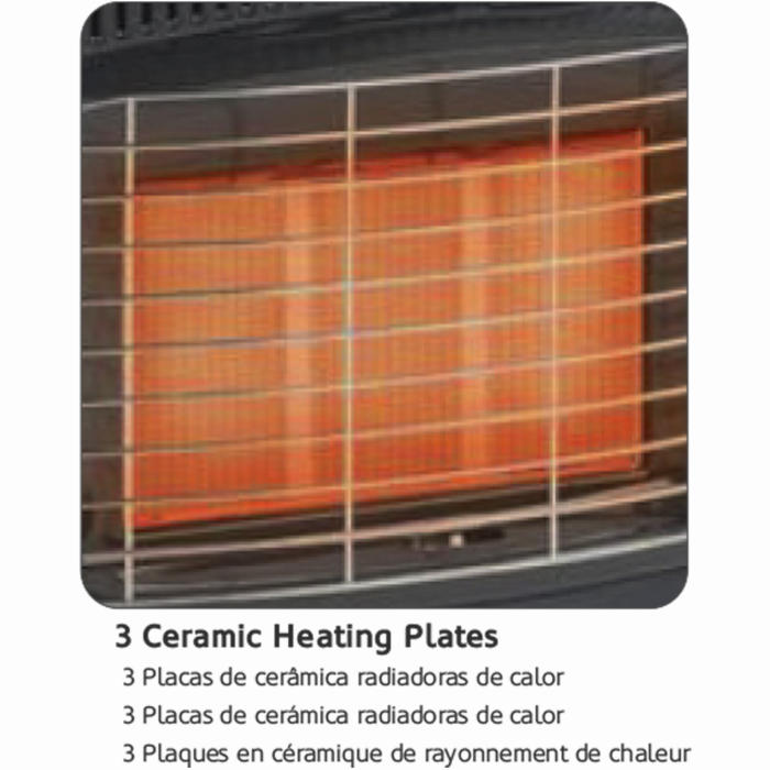 Estufa de gas Premium Warm (Negro) - Imagen 4