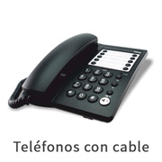 teléfonos con cable