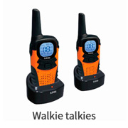 Walkie talkies