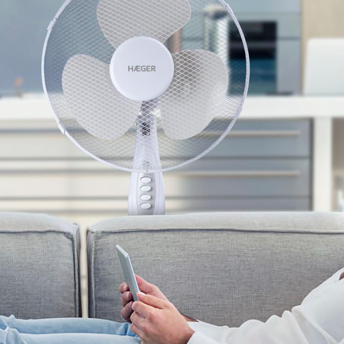 Ventilador de pie Cross Wind (Blanco) - Imagen 6