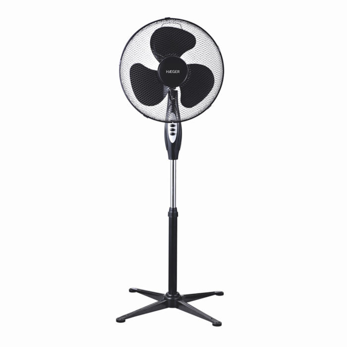 Ventilador de pie Cross Wind (Negro)
