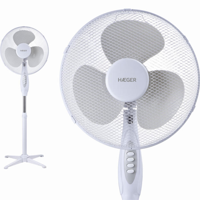 Ventilador de pie Cross Wind (Blanco) - Imagen 2