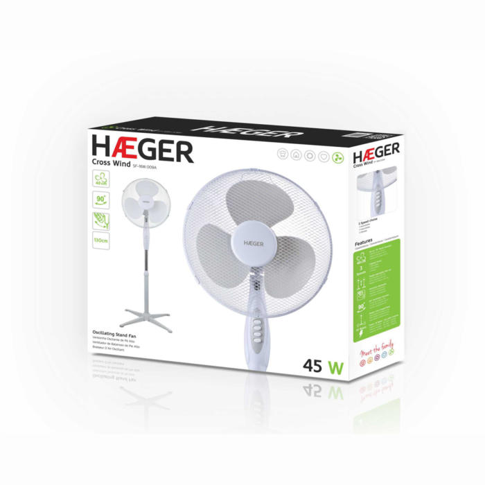 Ventilador de pie Cross Wind (Blanco) - Imagen 5