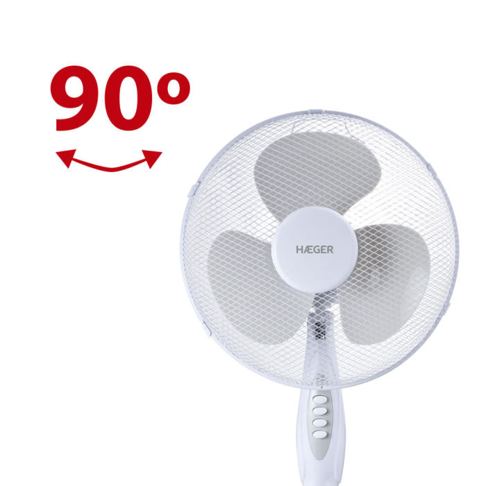 Ventilador de pie Cross Wind (Blanco) - Imagen 4