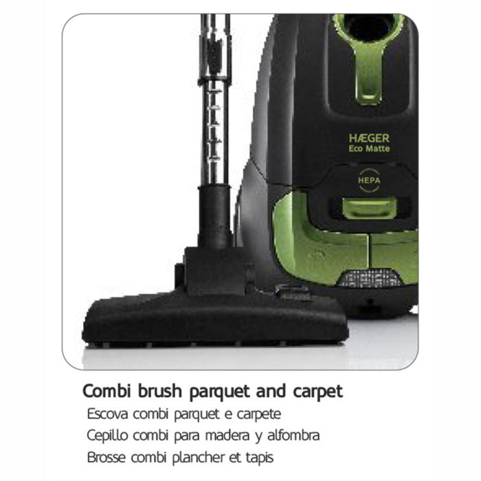 Aspirador com saco HAEGER ECO MATTE – 700W 4 LT - Image 6