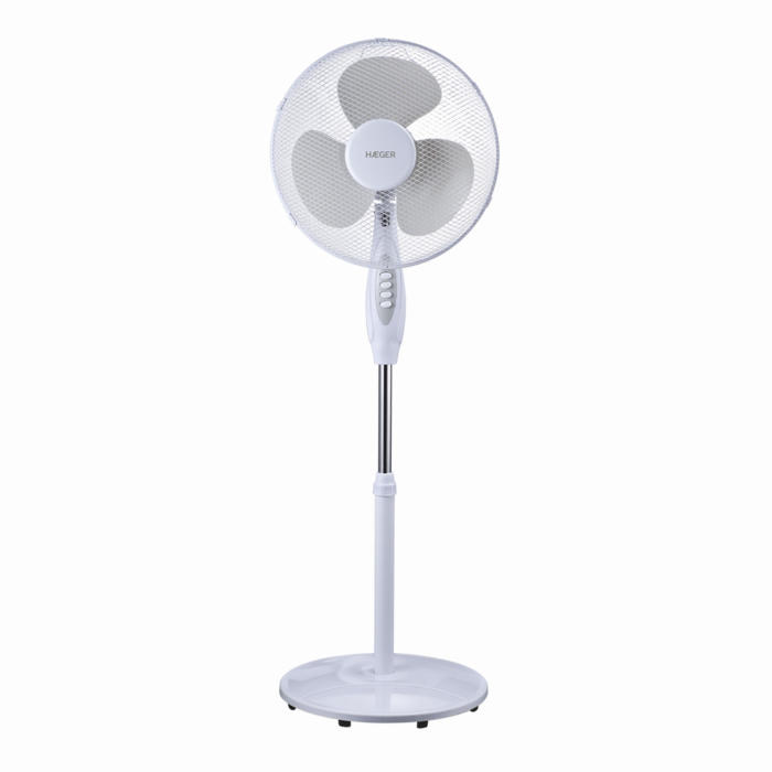 Ventilador de pie Round Wind (Blanco)