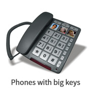 Phones with big keys