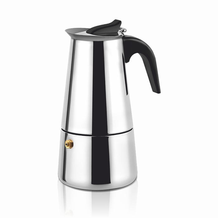 Cafeteira Italiana para 6 chávenas HAEGER SS MOKA Pot 6 em Inox