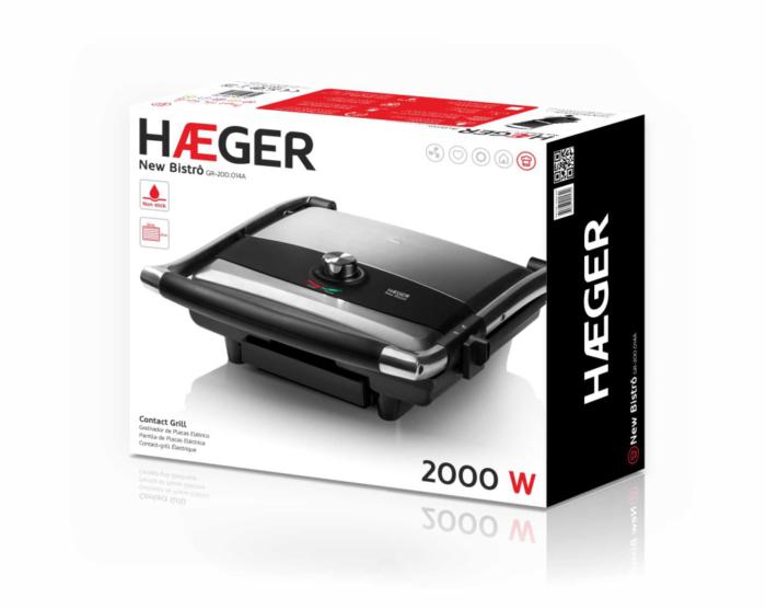 Grelhador de placas HAEGER NEW BISTRÔ - 2000 W - Image 3