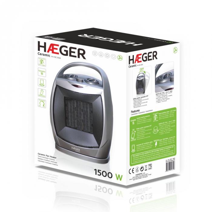 Termoventilador cerâmico HAEGER CERAMIC - 1500W - Image 2