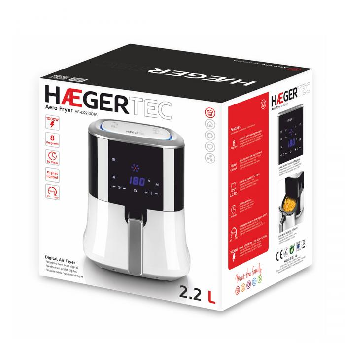 Freidora sin aceite digital HAEGER Aero Fryer - 2.2L - Imagen 7