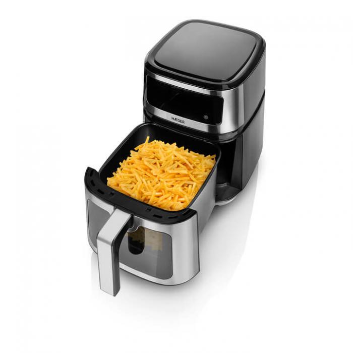 Freidora Sin Aceite Digital Haeger Cook Mate - 5 L, 8 Programas, 1200W - Imagen 3