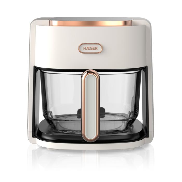 Digital Air Fryer HAEGER Air Glass - 4.7L, Glass Bowl