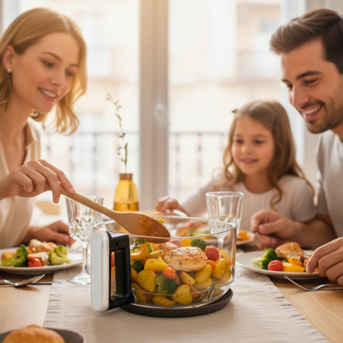 HAEGER Air Glass - cuba em vidro e vista do interior