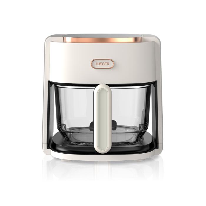 Fritadeira Digital sem Óleo HAEGER Air Glass - 4.5L, Cuba em Vidro
