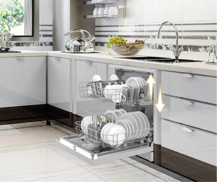 Lavavajillas HAEGER DW-S8P.004A - 13 Servicios, 60 cm, Clase E, Gris - Imagen 5
