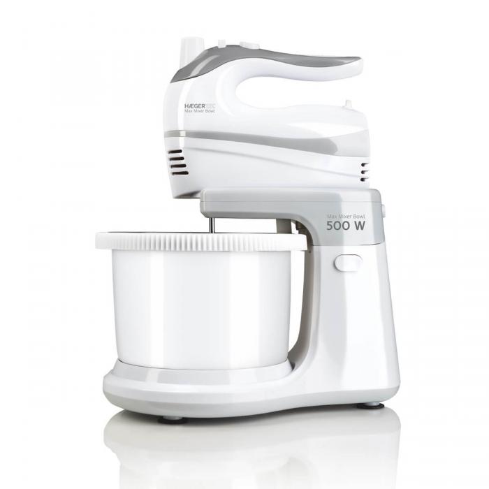 Batidora Amasadora com bol Haeger MAX MIXER BOWL 500W 3L