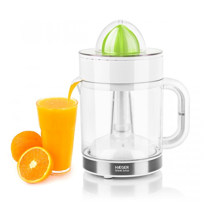 Exprimidor de Cítricos HAEGER Great Juice White - 1,2 litros - Imagen 2