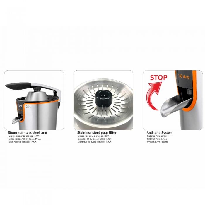 Espremedor de citrinos HAEGER PRO JUICE - 160 W - Image 2
