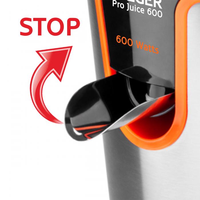 Espremedor de citrinos HAEGER Pro Juice 600 - 600W em Inox - Image 3