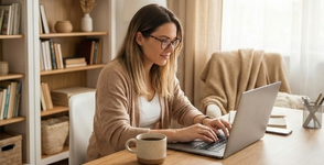 Rotina de manhã com café