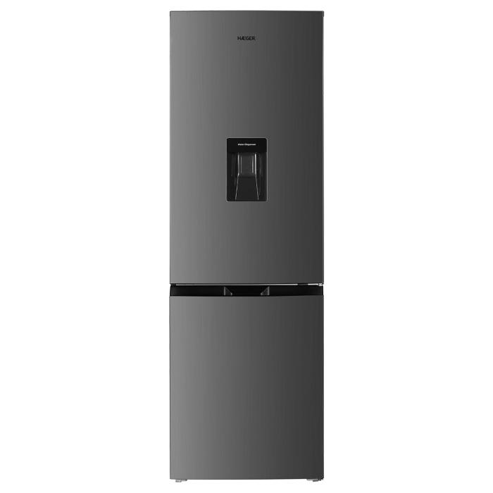 Frigorífico Combi HAEGER North Pole 320 Combi-D - 313 L, Gris, Clase E, Dispensador de Agua
