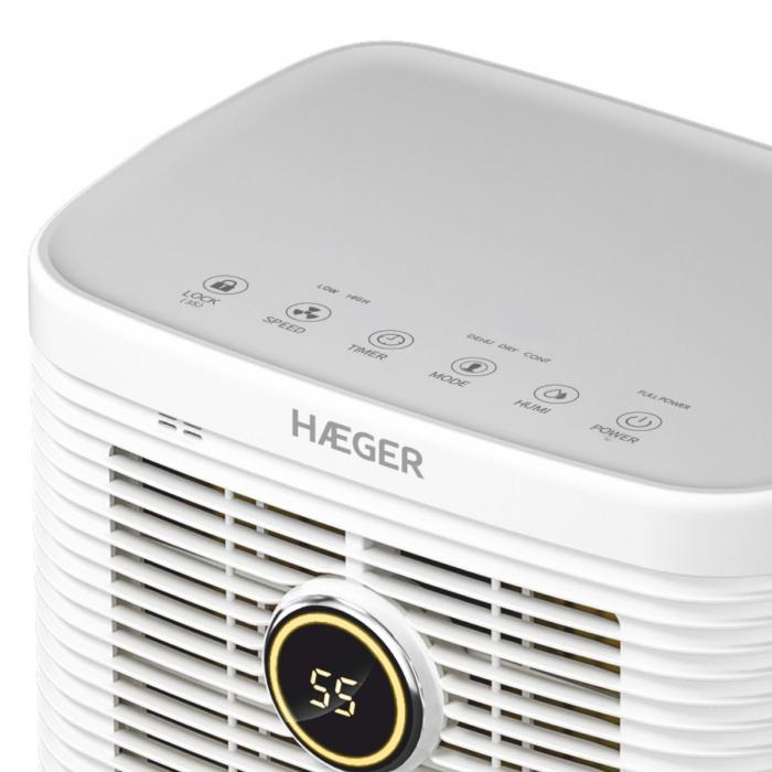 Deshumidificador Digital HAEGER Digi Desumi - 10L/día - Imagen 2