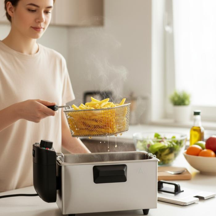 Electric Fryer HAEGER Deep & Go - 3 Litres, 2000W - Image 3