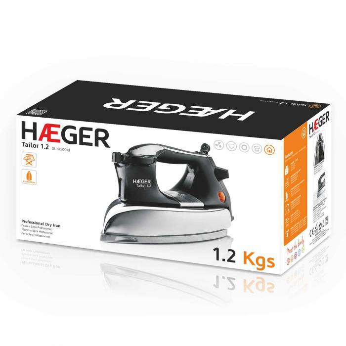 Ferro de engomar a seco profissional HAEGER TAILOR 1.2 - 1200W - Image 4