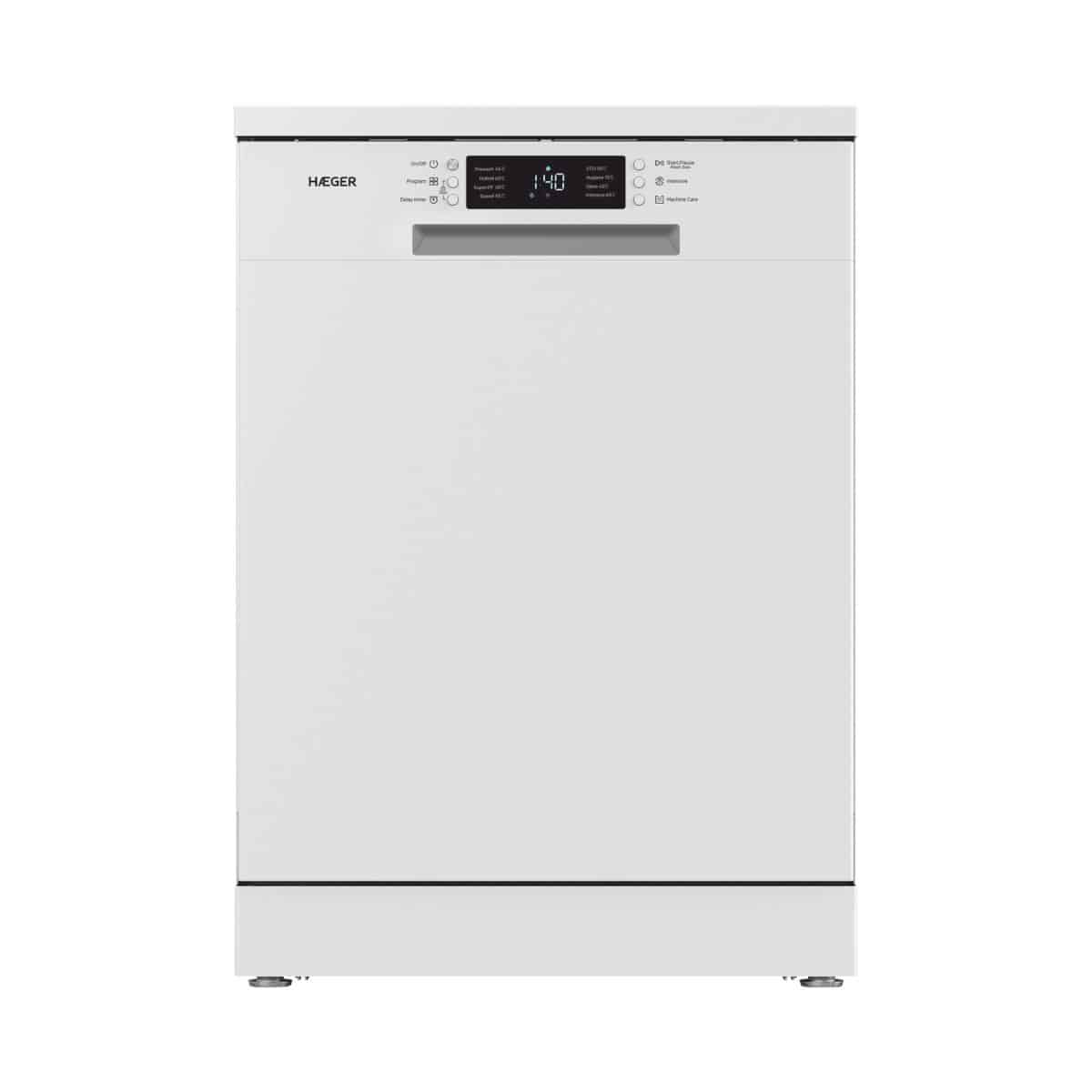 Máquina de Lavar Loiça HAEGER DW-W8P.001A - 13 Conjuntos, 60 cm, Classe E,  Branca - HAEGER Home Appliances