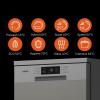 Dishwasher HAEGER DW-S8P.004A - 13 Sets, 60 cm, Class E, Grey - Image 3