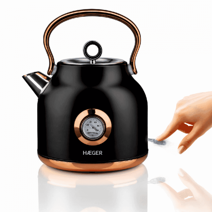 Jarro Elétrico HAEGER ART DECO BLACK - 1,7L 2200W - Image 2