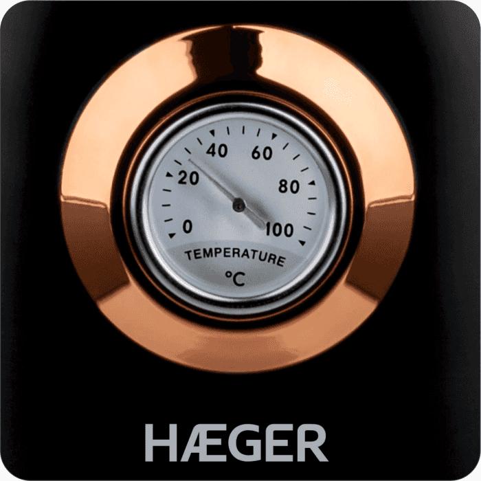 Jarro Elétrico HAEGER ART DECO BLACK - 1,7L 2200W - Image 3