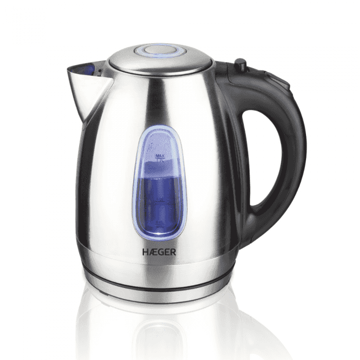 Jarro Elétrico HAEGER MOLDAVIE em Inox - 1,7L 2200W