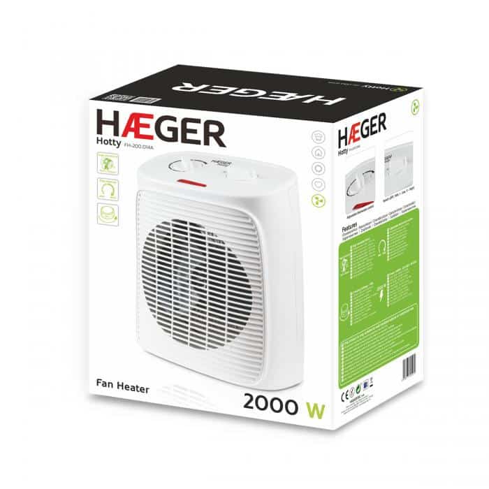 Calefactor HAEGER Hotty 2000W - Imagen 2