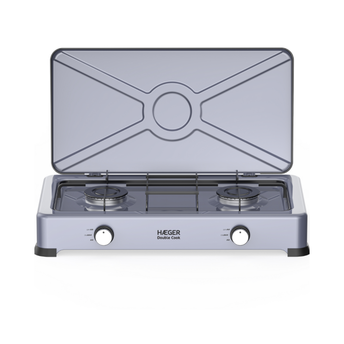 Fogareiro a Gás HAEGER Double Cook - 2 Queimadores