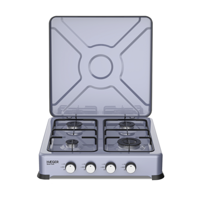 Fogareiro a Gás HAEGER Quad Cook - 4 Queimadores
