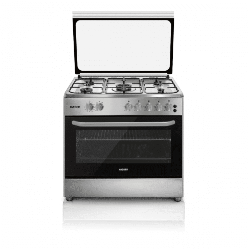 Fogão e Forno a Gás HAEGER 90x60 - Gás Natural, 110L, Classe A, Inox