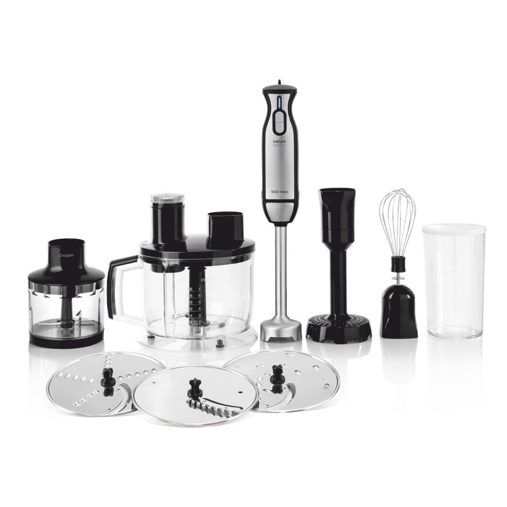 Hand Blender HAEGER EXTREME CHOPPER 1000W with Multifunction Set