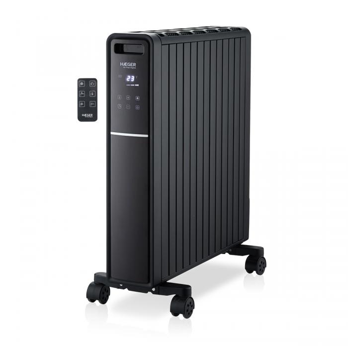 Calefactor Digital HAEGER Air Pipe - 2000W, 4 Modos, Mando a distancia