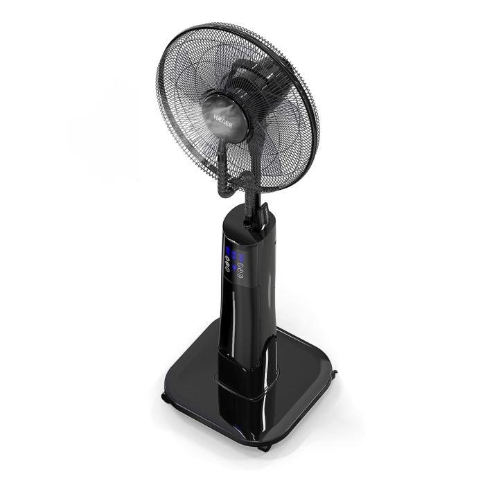 Ventoinha Digital com Humidificador HAEGER Black Mist II - 70W, 3 Velocidades, Controlo Remoto - Image 2
