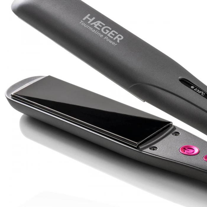 Alisador de Cabelo HAEGER Tourmaline Power - Cerâmica, 130ºC a 230ºC - Image 4