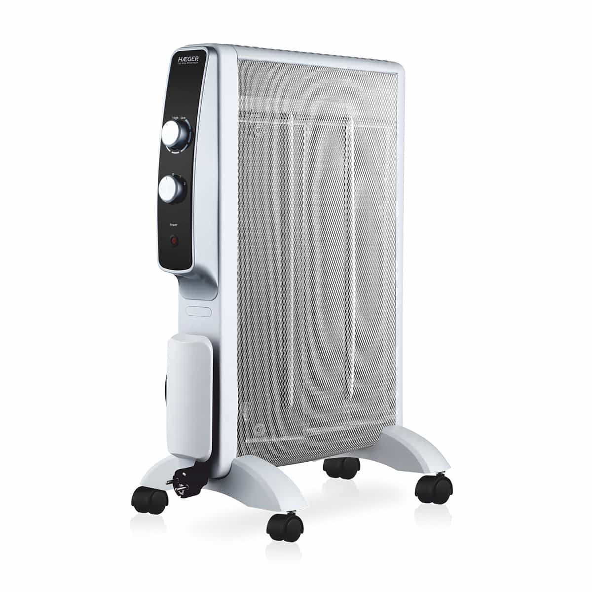 Radiador eléctrico Mica Heater (Blanco) - HÆGER Eletrodomésticos